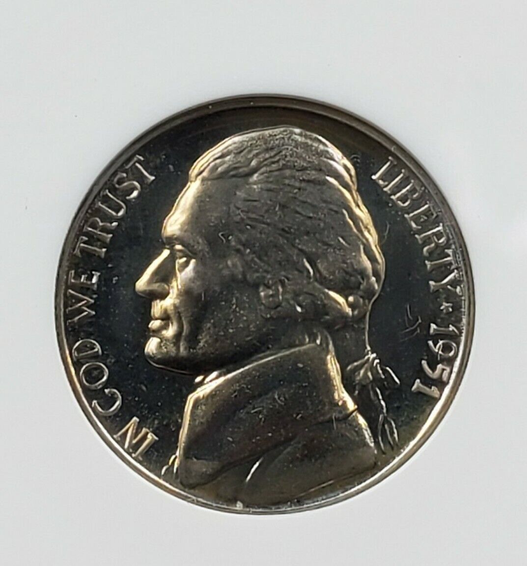 1951 Proof Jefferson Nickel Variety ANACS PF66 DDO FS-032.5 FS-101 Double Die