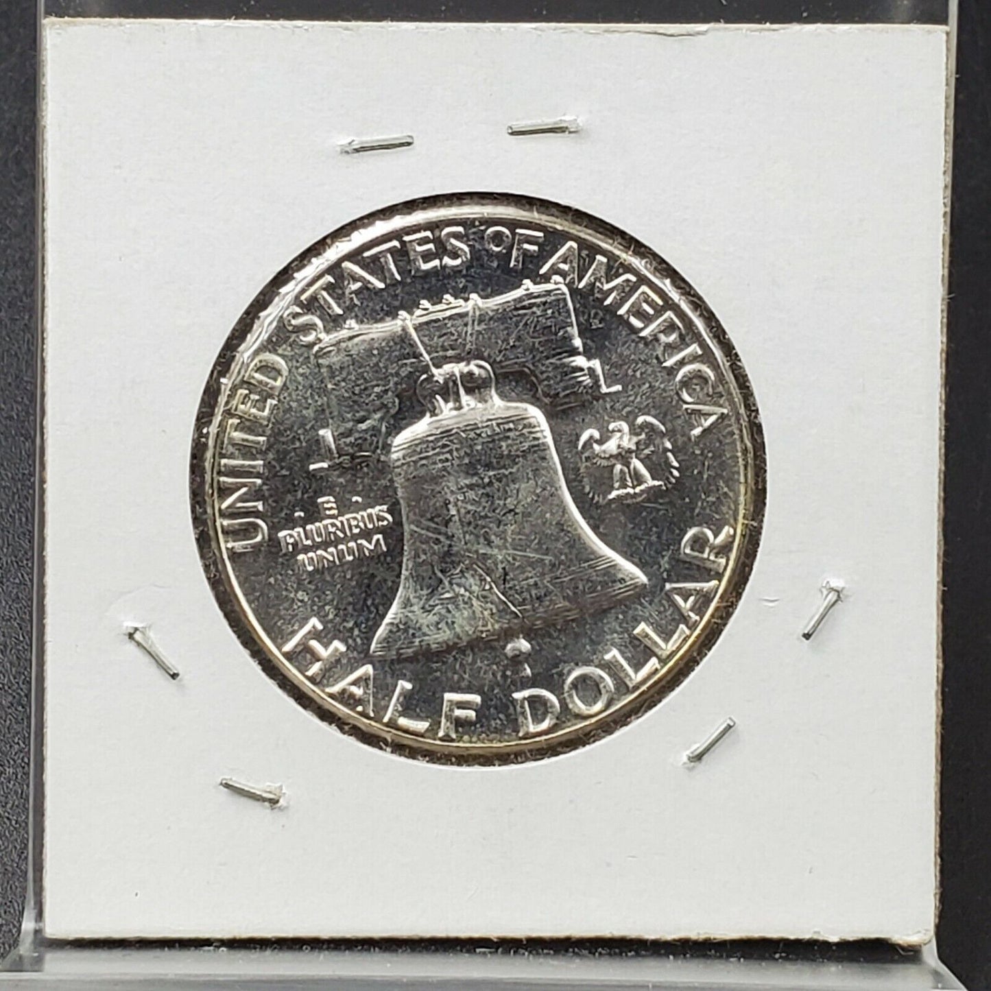 1963 P Franklin Silver Half Dollar Coin Choice BU UNC Some Toning