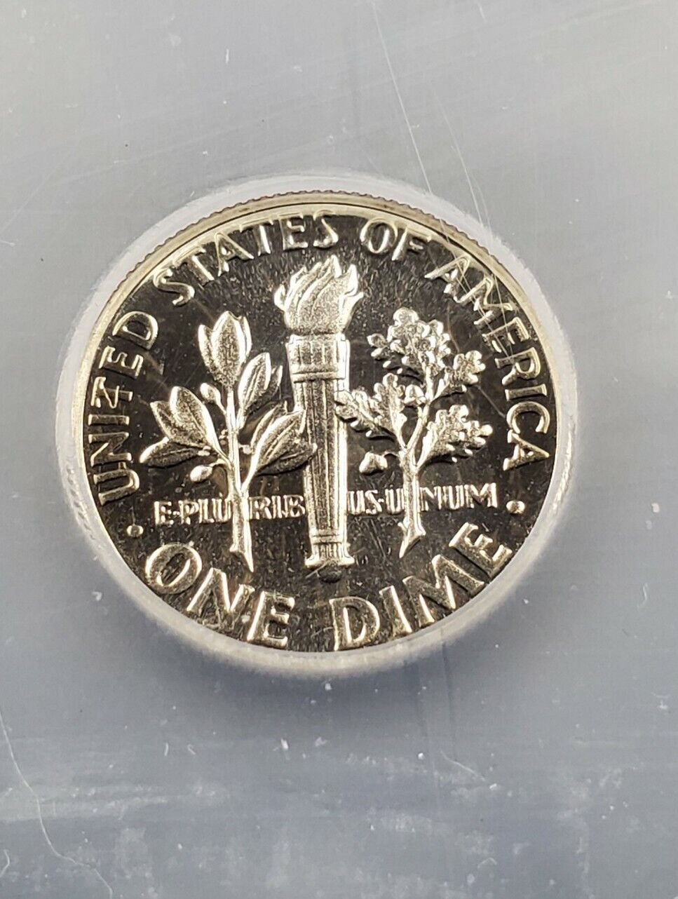 1977 S Roosevelt Clad Dime Coin Vintage ICG PR70 DCAM Deep Cameo Proof