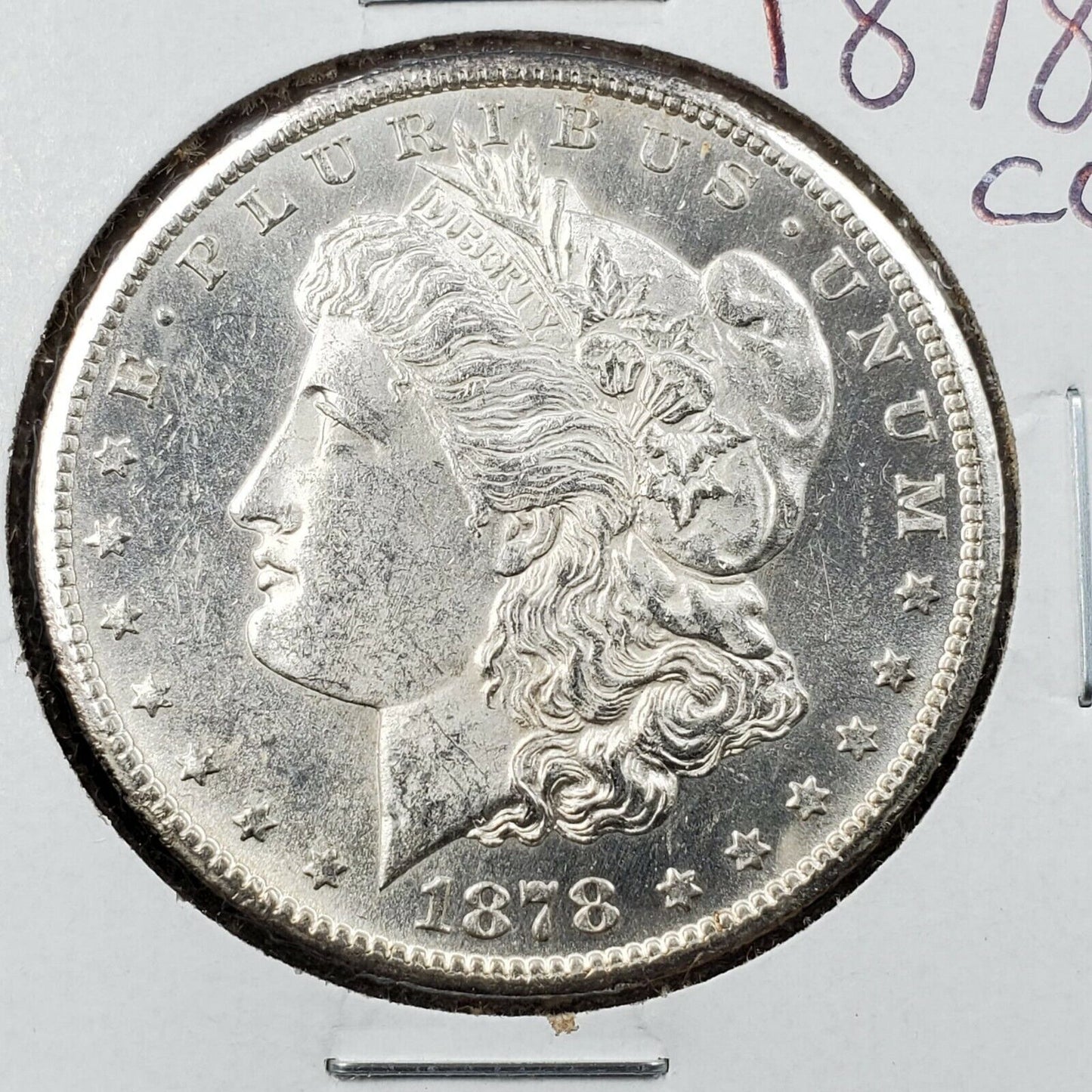 1878 CC Morgan Silver Eagle Dollar Coin AVG BU UNC VAM 20 R5 VERY RARE VAM