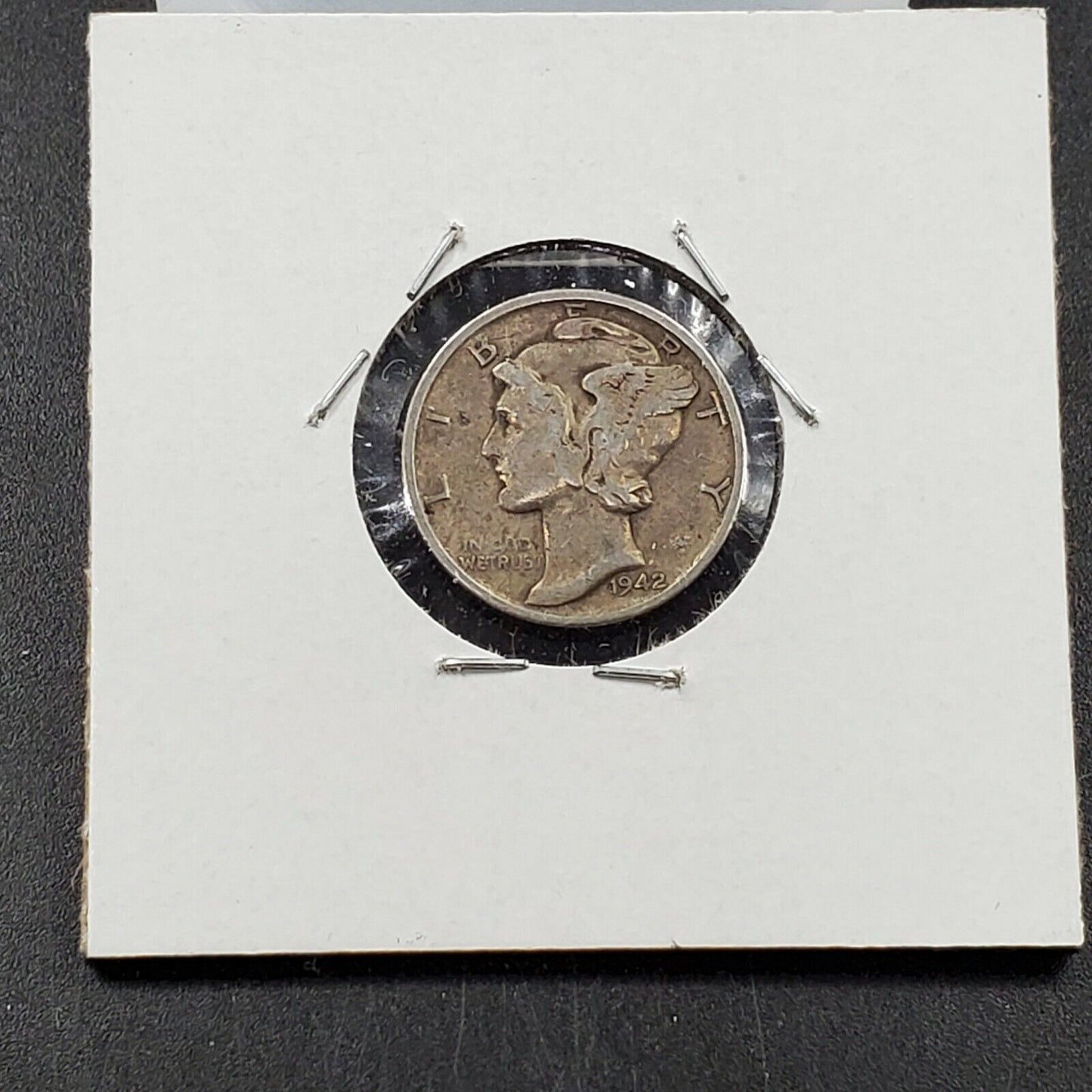 1942 s Mercury Dime Coin VF Silver Variety S/S RPM