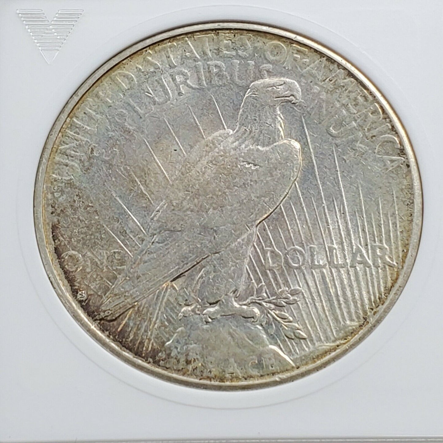 1925 S Peace Dollar Variety ANACS AU50 DDR VAM-4 DBL Denominatio Nice Toning REV
