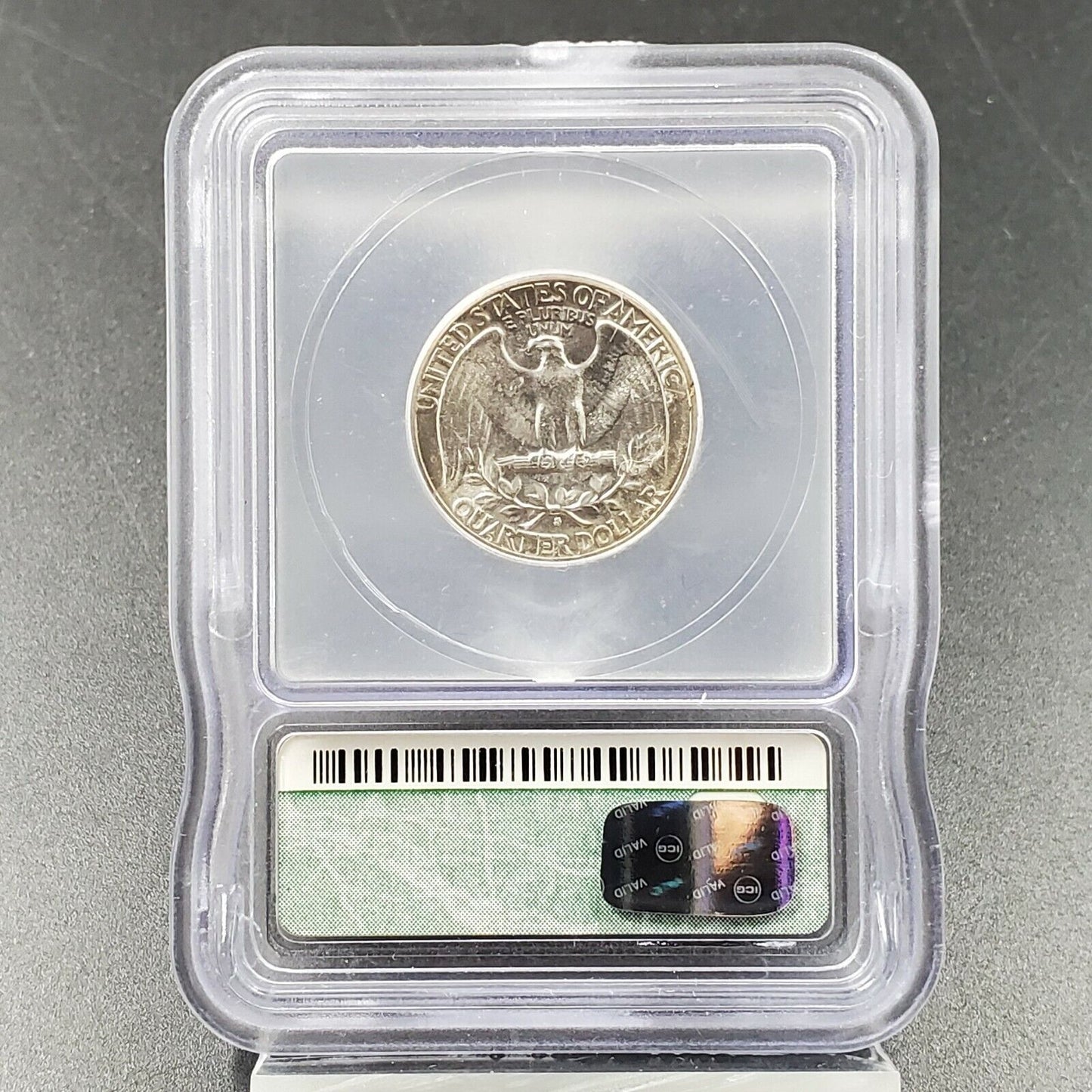 1940 S Washington Silver Quarter Coin ICG MS67 Gem BU PQ Toning Early Date