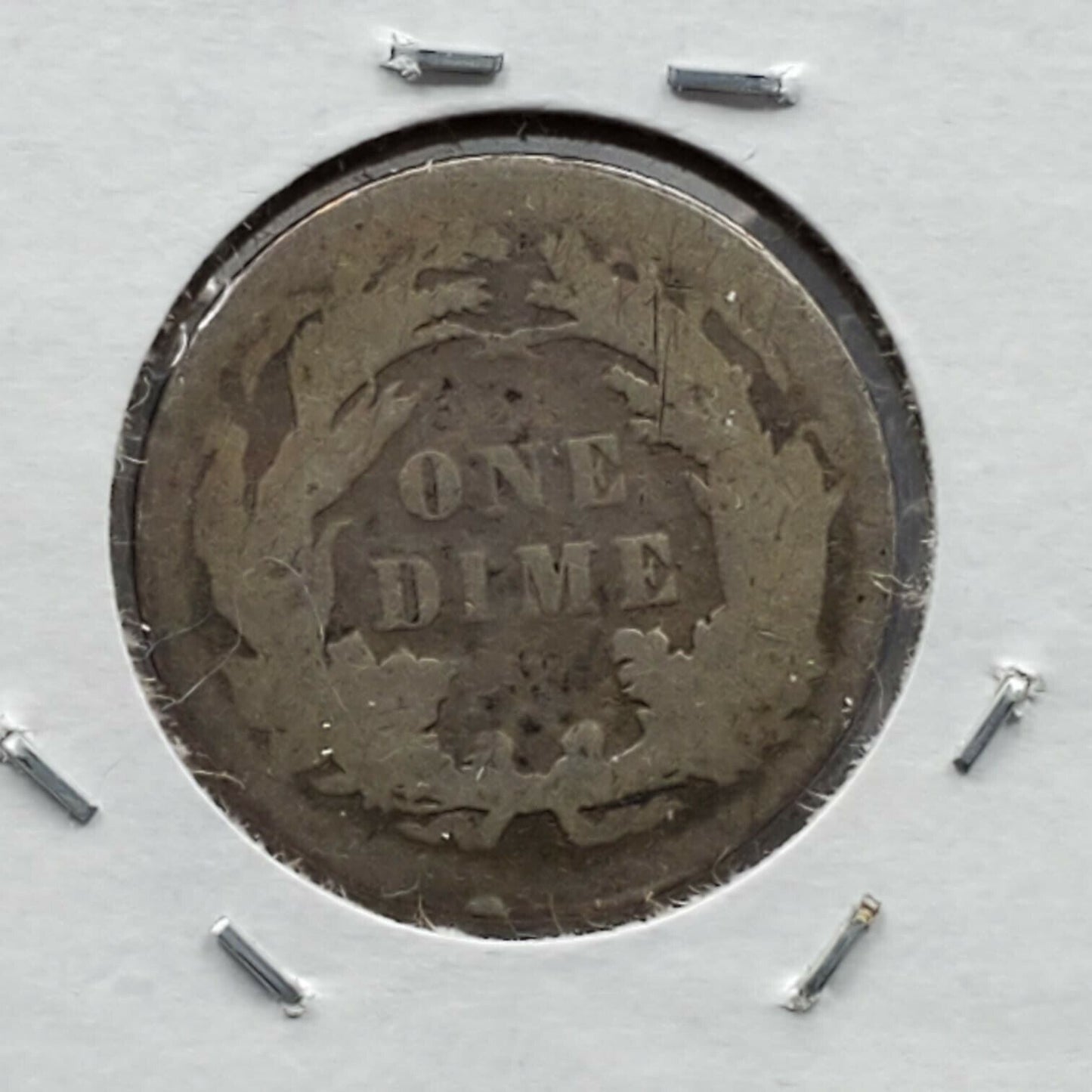 1890 Liberty Seated Silver Dime Coin Choice Circulated Condition