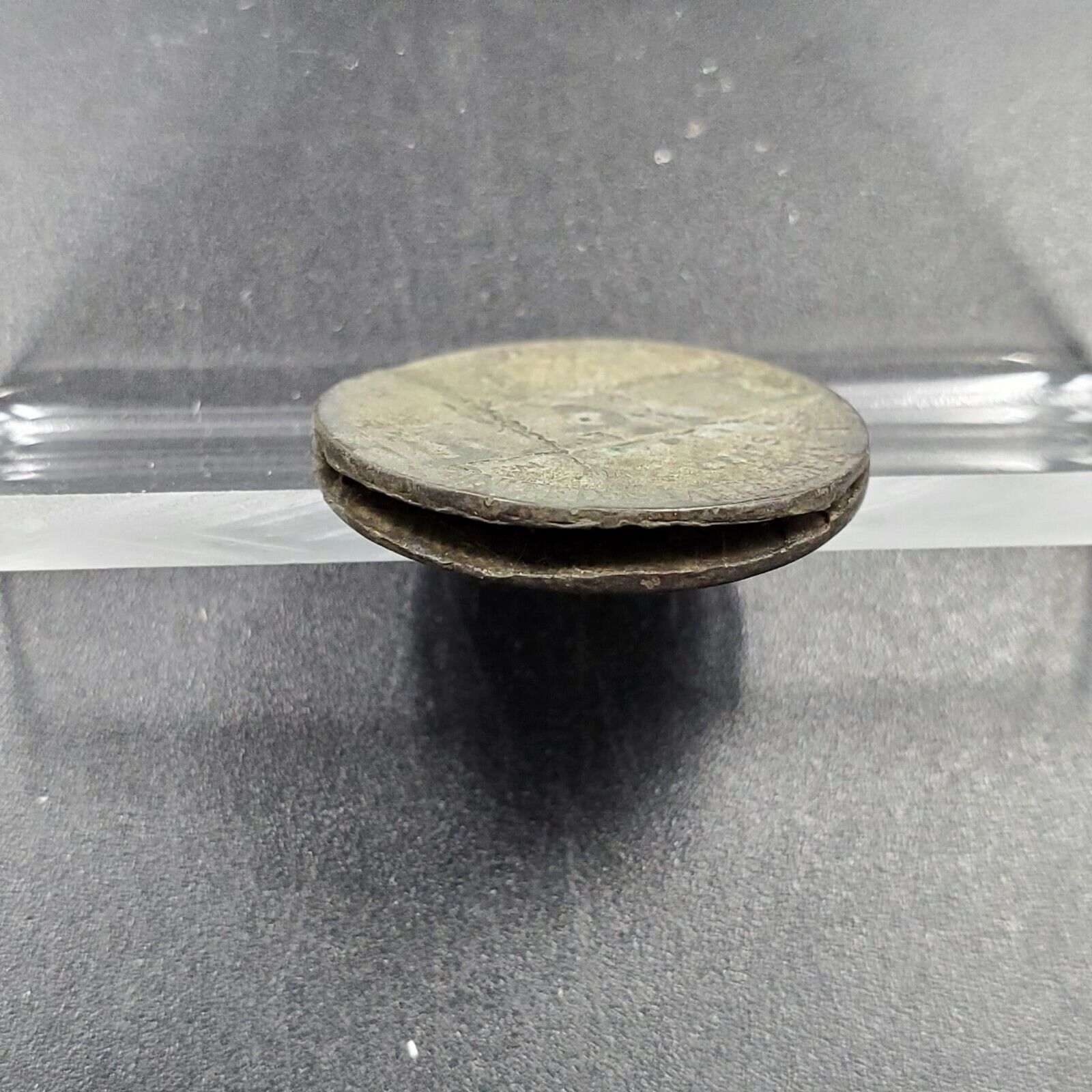 CLAMSHELL MAJOR SPLIT PLANCHET ERROR 1945 P 5C WW2 SILVER NICKEL WOW C ...