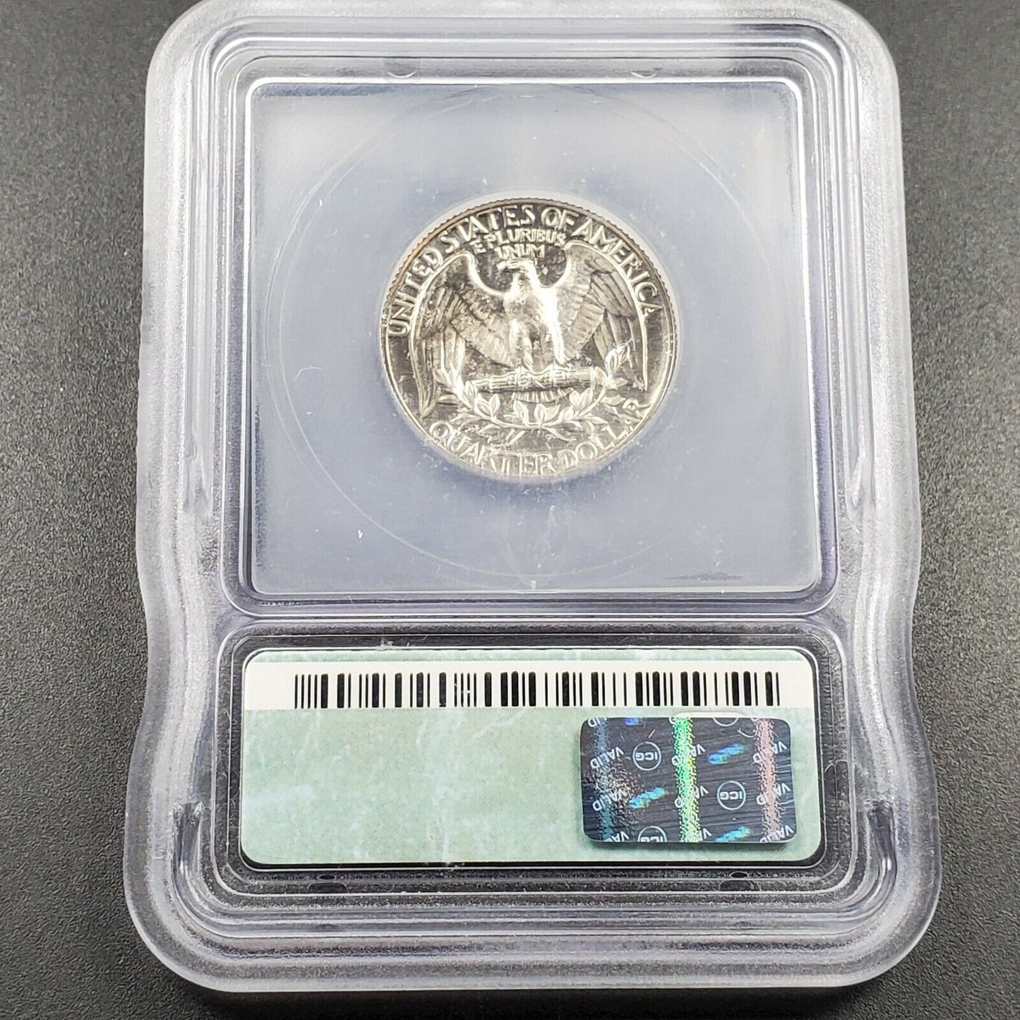 1971 S 25C Washington Quarter Proof Coin ICG PR70 No Toning Cam Cameo