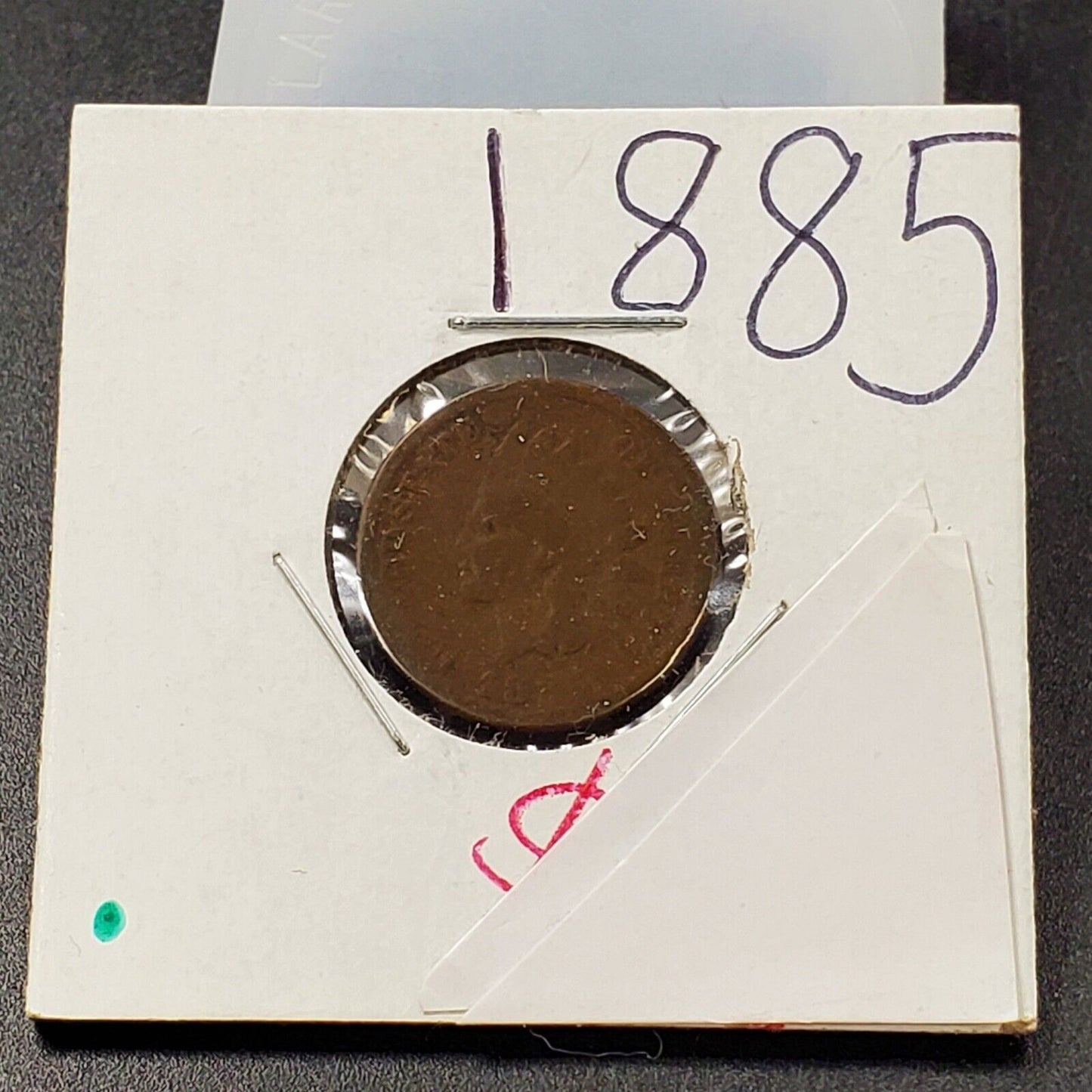 1885 P 1c Copper Nickel Indian Small Cent Penny Coin AG About Good