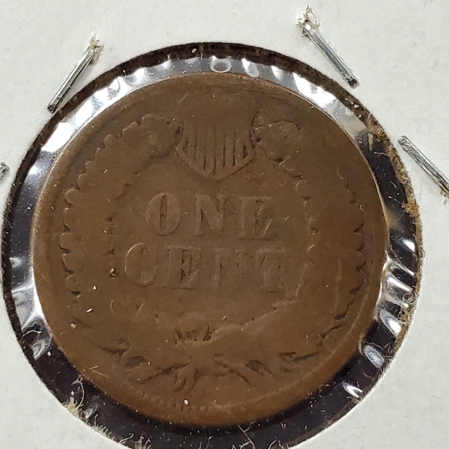 1885 P 1c Copper Nickel Indian Small Cent Penny Coin AG About Good