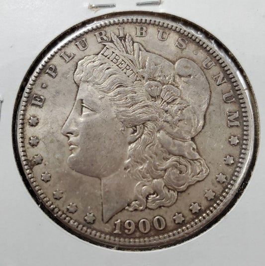 1900 P Morgan Silver Eagle Dollar Coin Vam 16 FS-16 Two Olive Choice AU Original