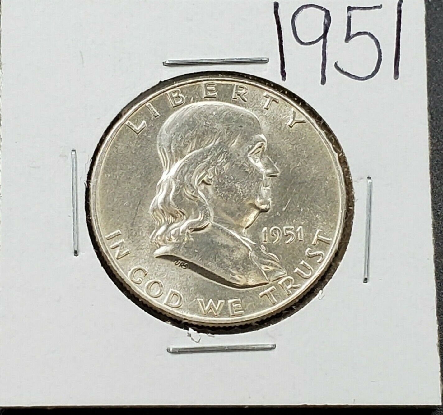 1951 P Franklin Silver 90% Half Dollar Coin Choice BU Uncirculated New Condition