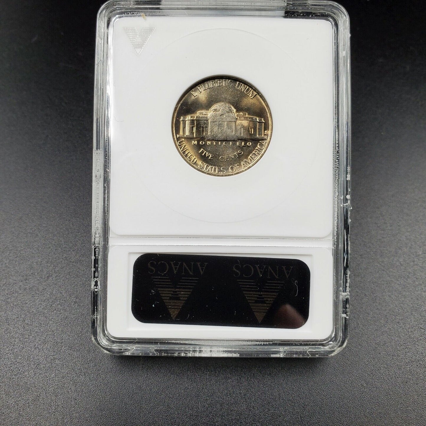 1953 S S/S Jefferson Nickel Coin Vintage ANACS MS64 RPM 001 DMR-002