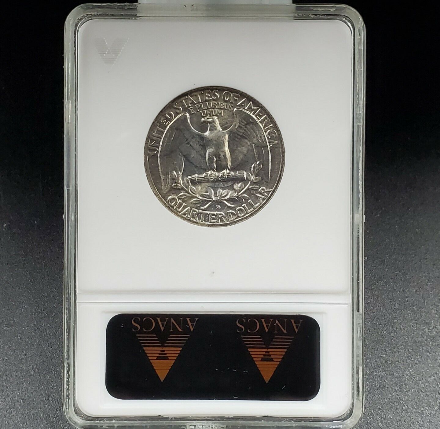 1956 D D/D 25c Washington Quarter Variety MS63 ANACS Breen-4378 D/Horizontal D