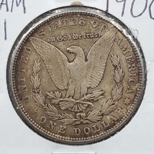 1900 P $1 Morgan Silver Dollar Coin Vam-11 Double Wing Variety Choice AU