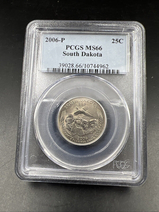 2006 P 25c South Dakota State Hood Quarter PCGS MS66