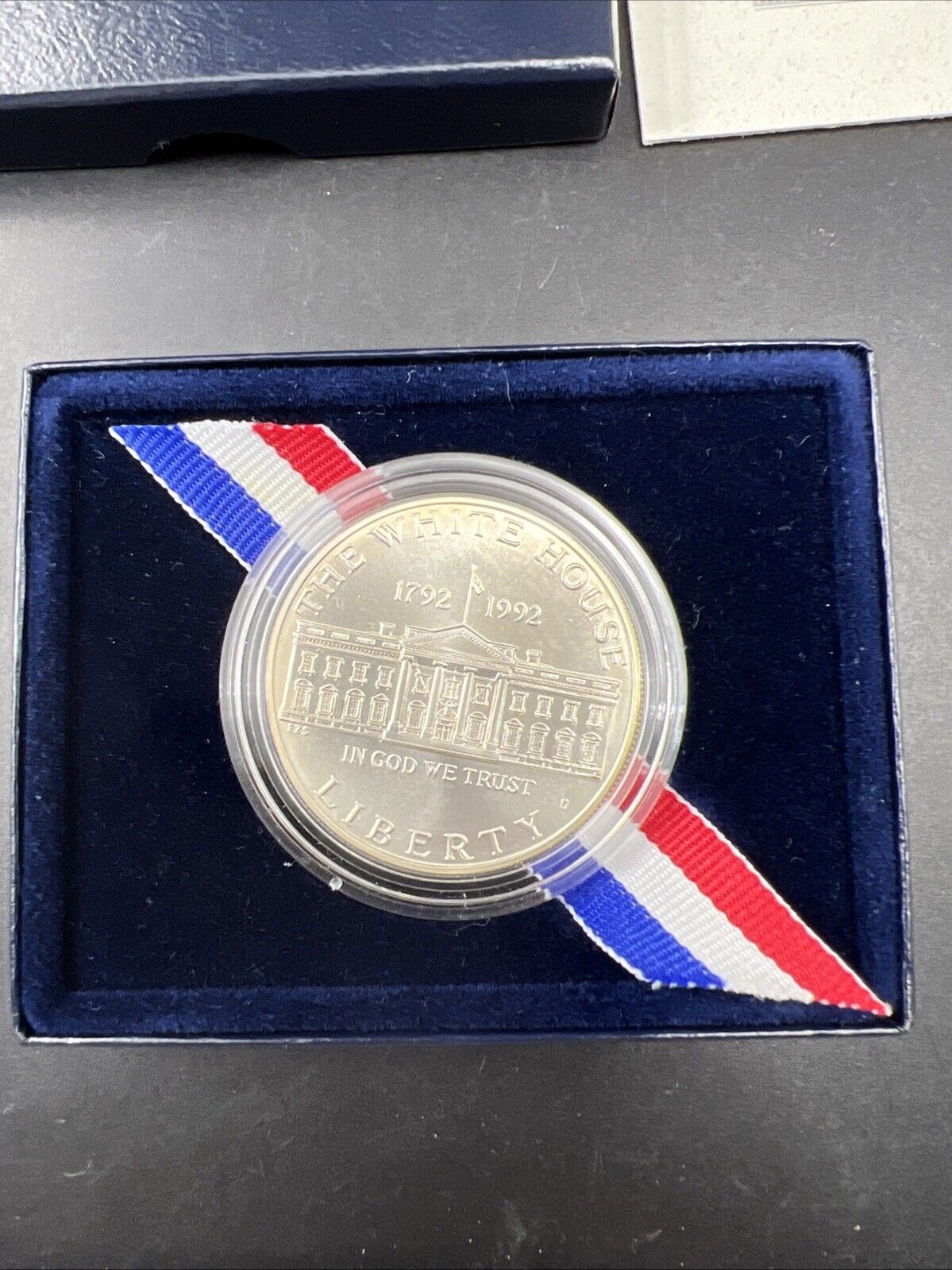 1992 The White House 200th Anniversary Silver Dollar Coin BU UNC OGP