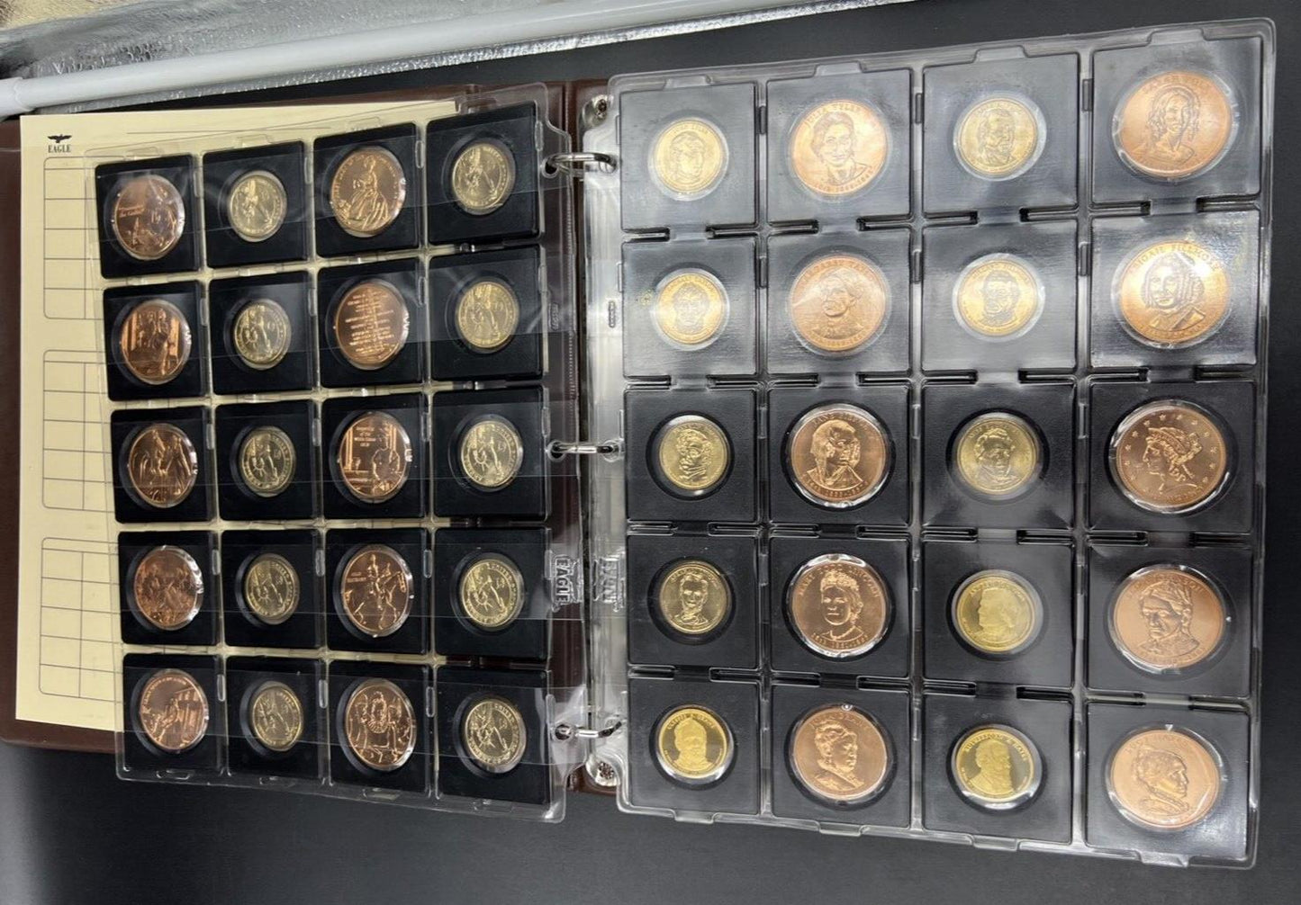 42 First Spouse Medals 42 Presidential Dollars 4 Pres Medals Set CH UNC & Proof