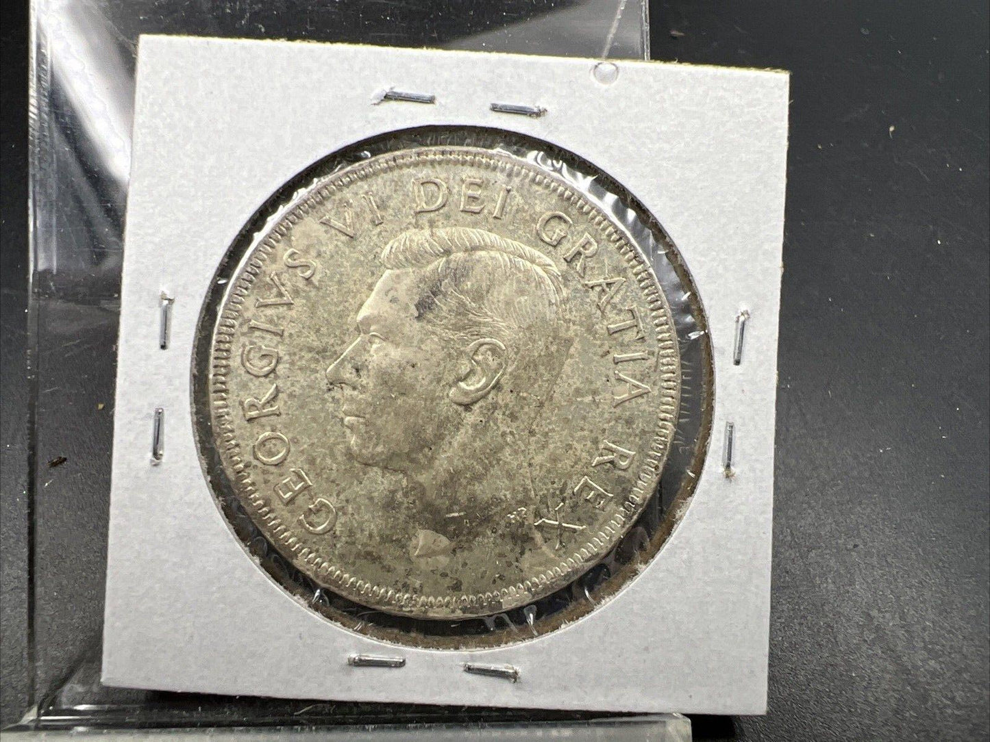 1950 Canada S$1 Silver One Dollar Coin XF EF Extra Fine Circulated Toning
