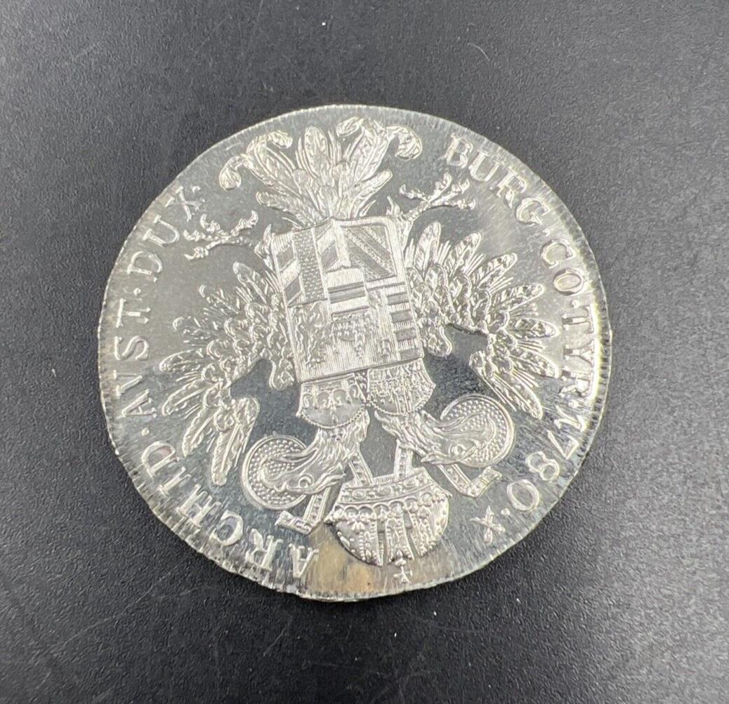 Maria Theresa Thaler 1780 Silver Coin Restrike Gem Proof Uncirculated #C