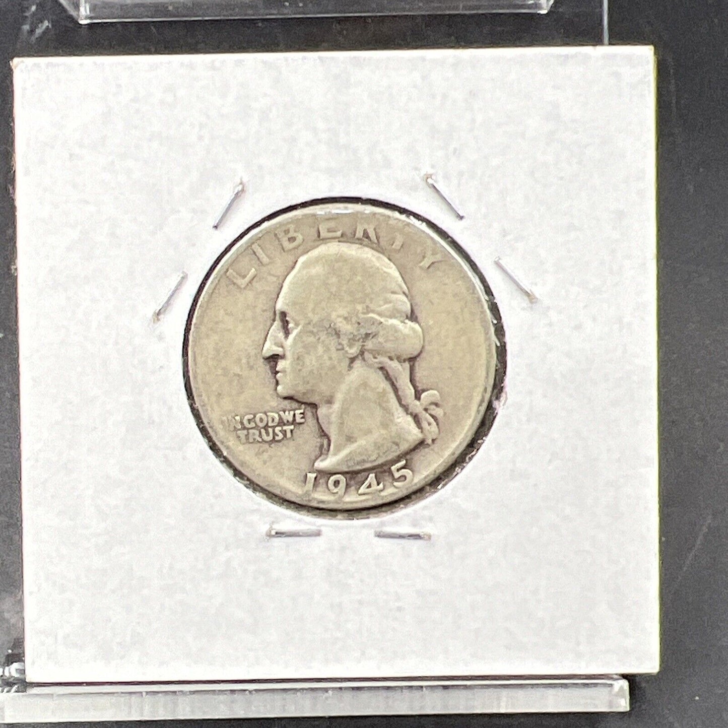 1945 S/S RPM 002 25c Washington Quarter Variety Coin CH AG About Good