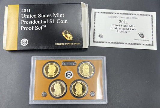 2011 4 Coin Presidential Proof Set US Mint OGP