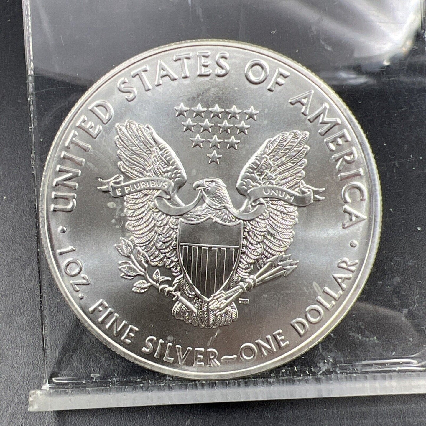 2015 ERROR ASE Laminated Planchet error American 1 oz Silver Eagle Coin BU