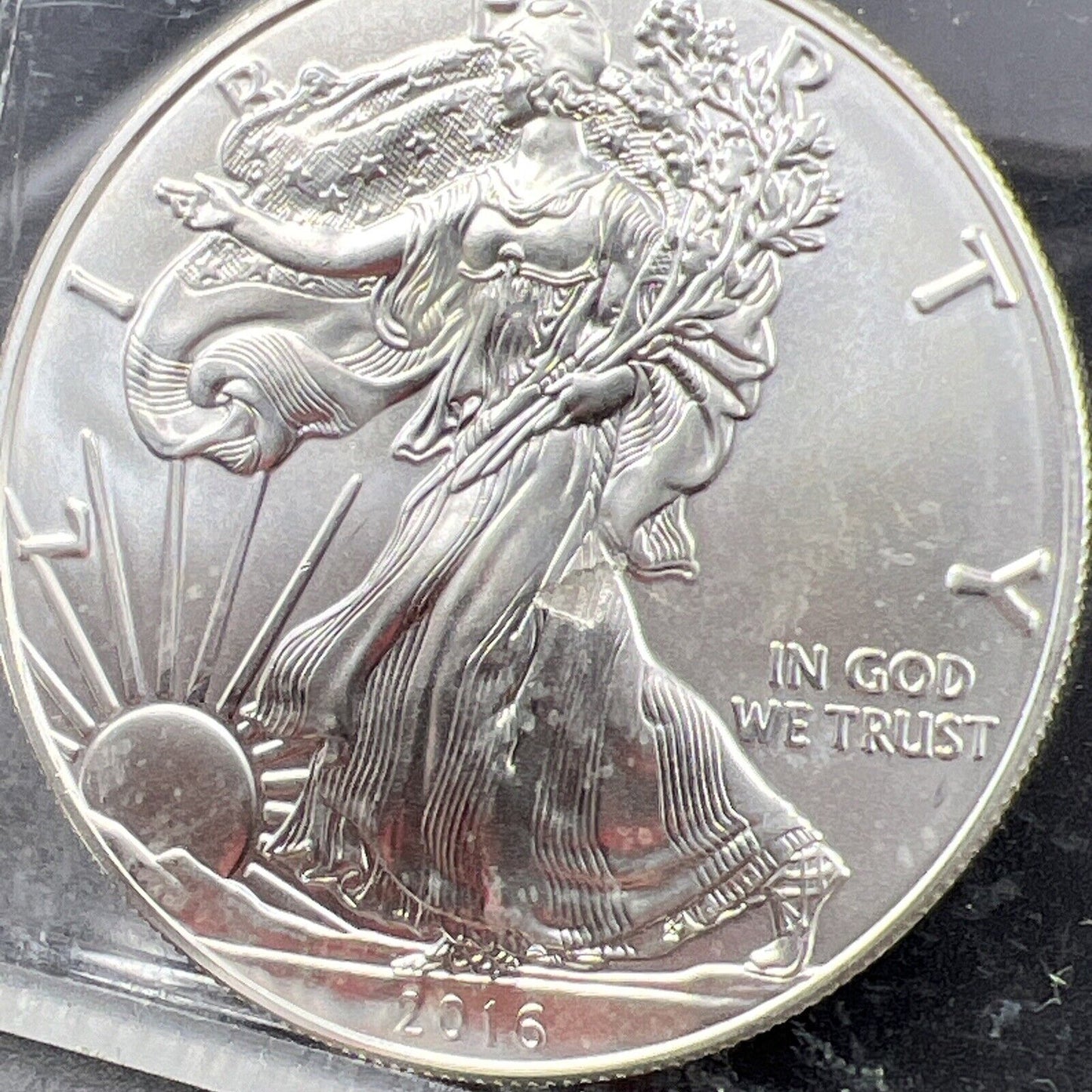 2015 ERROR ASE Laminated Planchet error American 1 oz Silver Eagle Coin BU