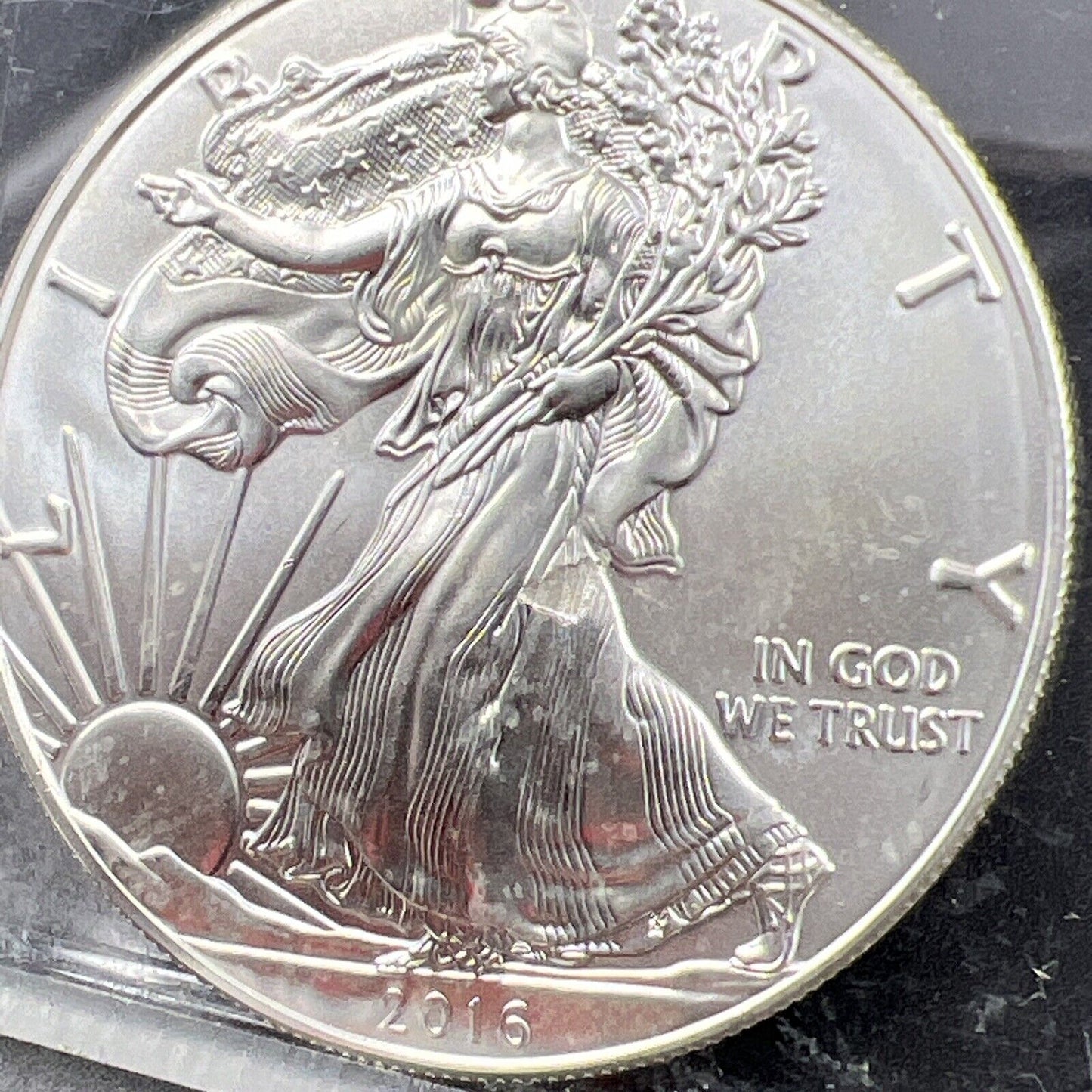2015 ERROR ASE Laminated Planchet error American 1 oz Silver Eagle Coin BU