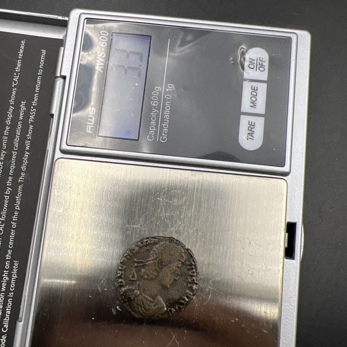 Constantius II AE 3 Nummus Coin c. 348 - 350 AD VG Circ SKU#32124S