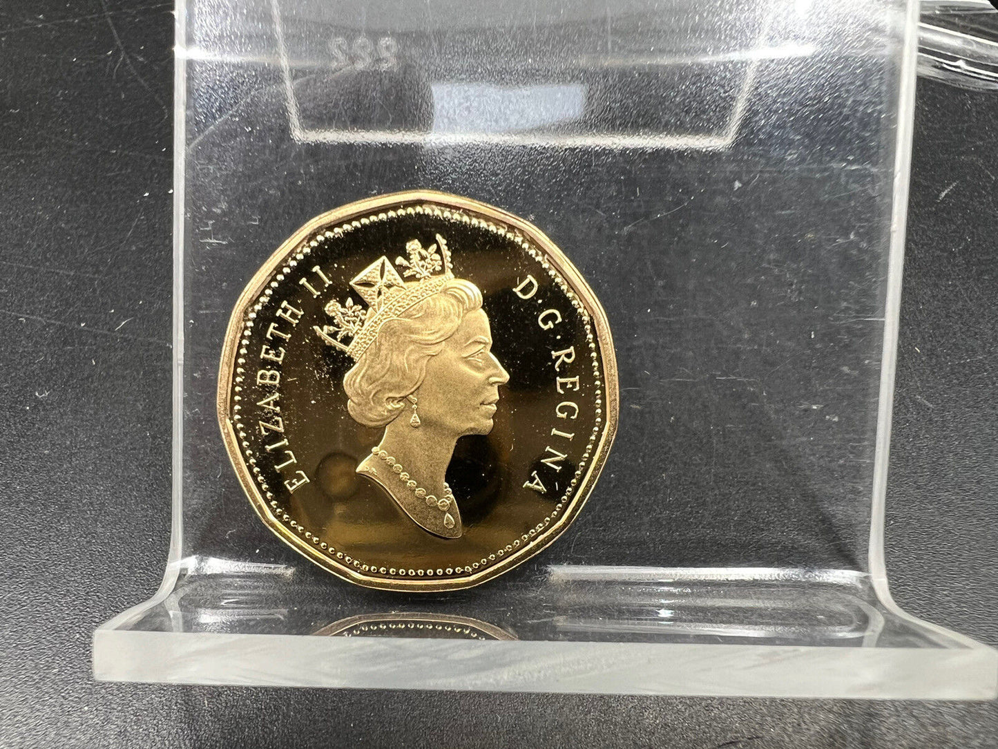 Canada 2001 RRC Gem Proof Loonie Dollar Coin #