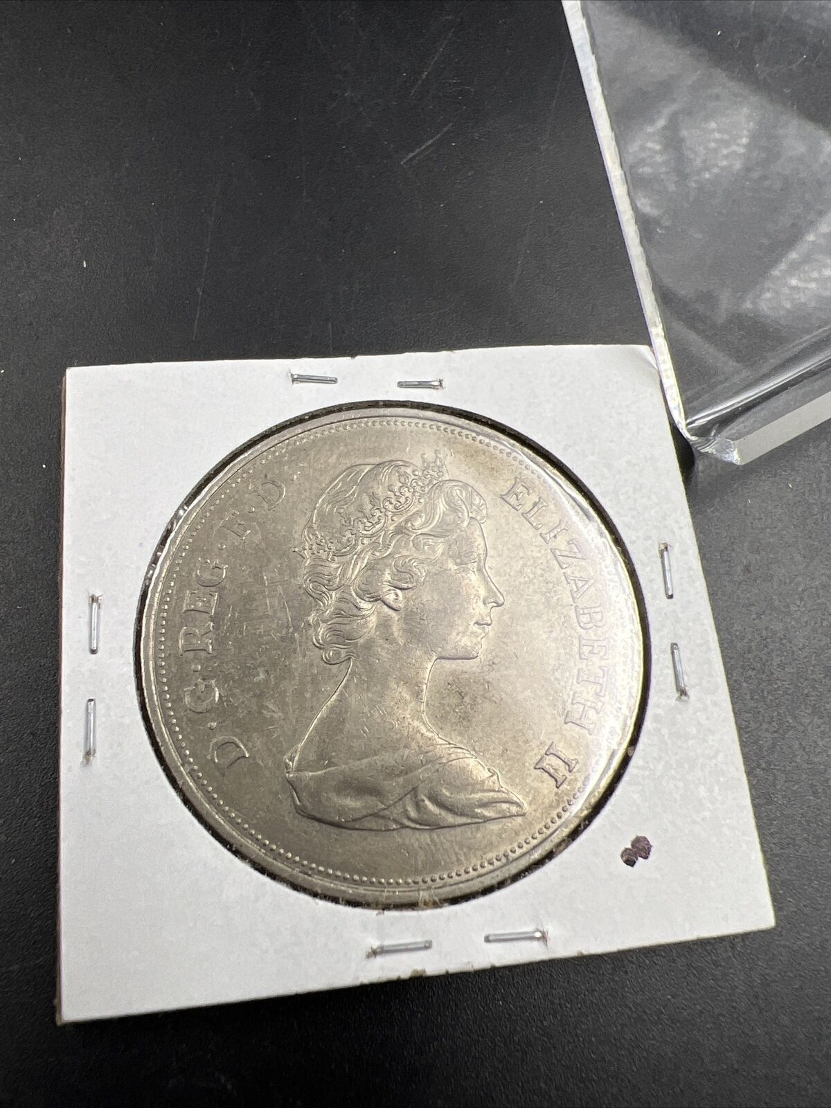 1972 Elizabeth & Philip 25th Anniversary Crown CH BU Uncirculated KM 910