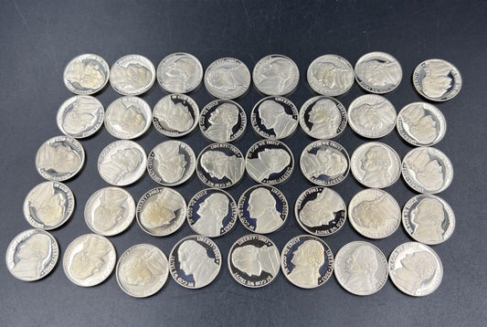 2003 5c Proof Jefferson Nickel 40 Coin Roll Choice Proof