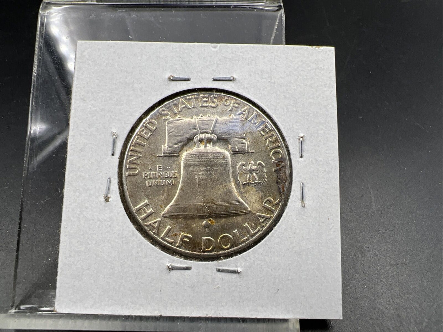 1950 P 50c Franklin Silver Half Dollar Coin Choice AU About UNC Neat Toning