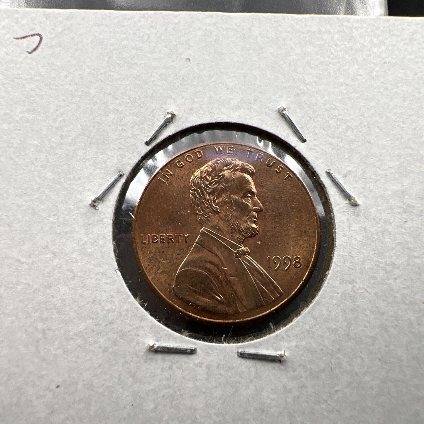1998 1c Lincoln Memorial One Cent Penny Wide AM Variety XF EF Circ FS-901 #C