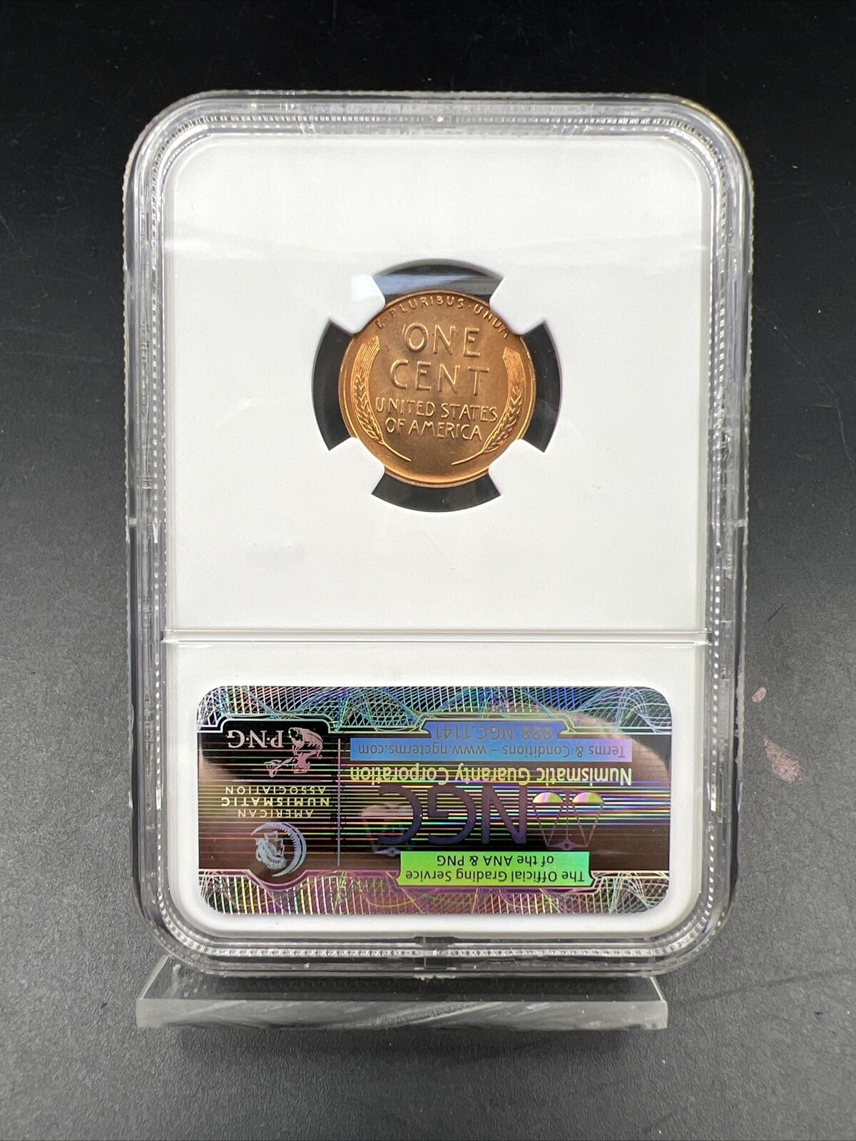 1957 D Lincoln Wheat Cent Penny Coin NGC MS66 RED Gem BU Certified