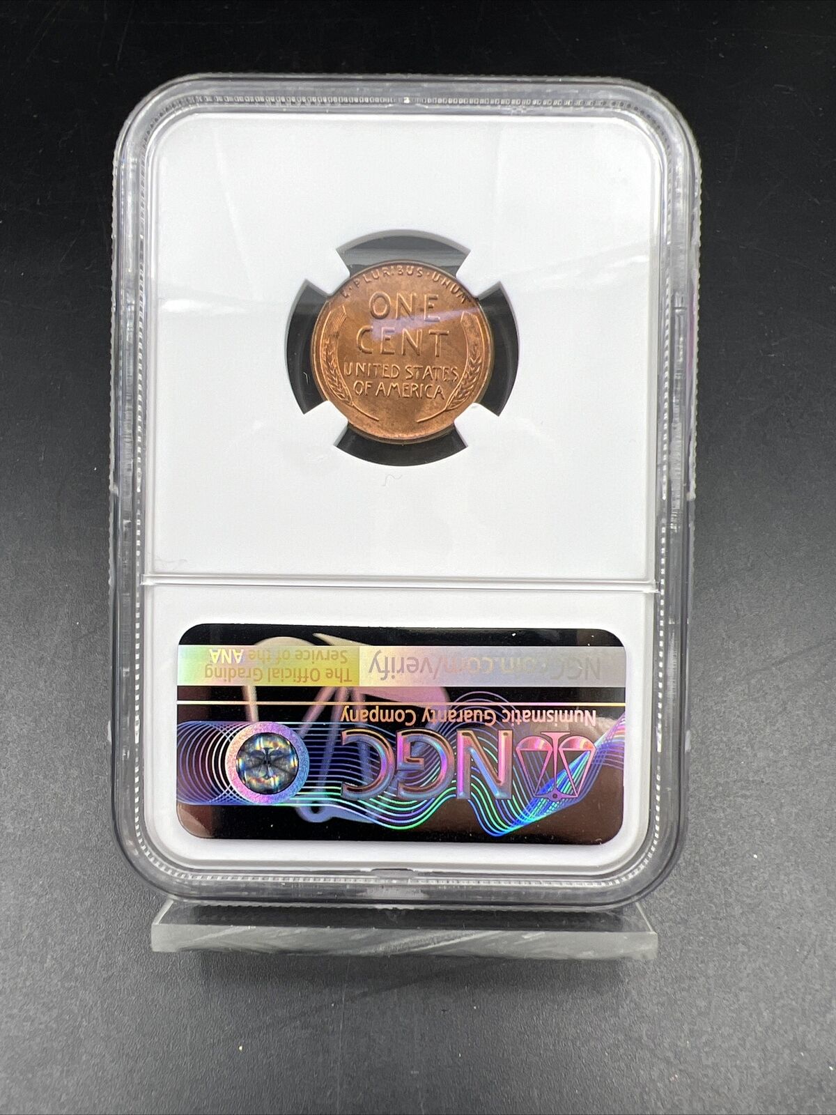 1955 P Lincoln Wheat Cent Penny Coin NGC MS66 RD Gem BU Certified Some Toning