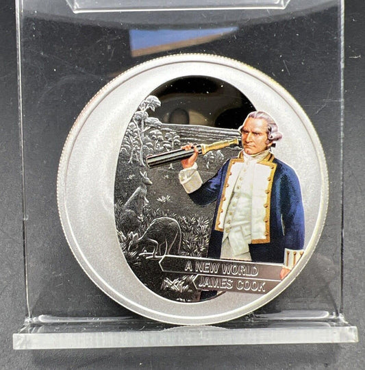 2009 Cook Islands 1 oz .999 Silver Gem Proof Round A New World Perth Mint