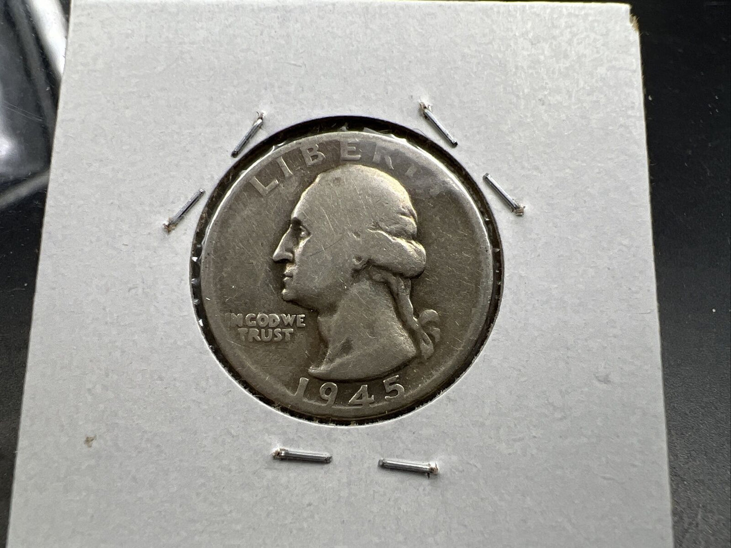 1945 S S/S RPM 003 Variety Washington Silver Quarter AG About Good