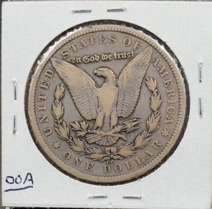 1879 CC Morgan Silver Eagle Dollar Coin Choice Fine Circ