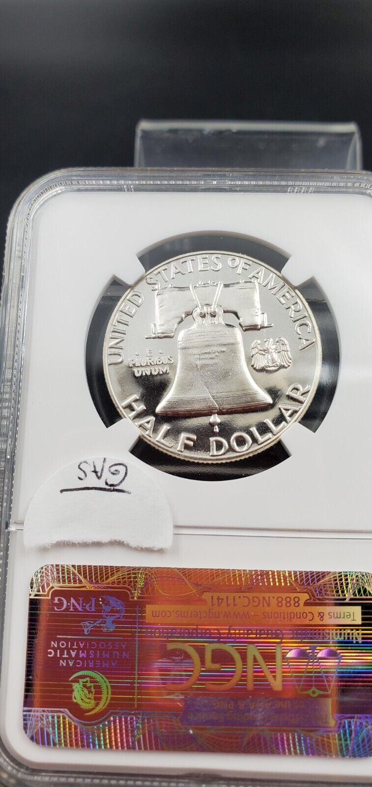 1956 P 50c Franklin Half Dollar Coin PF68 Cameo NGC Type 2 Variety