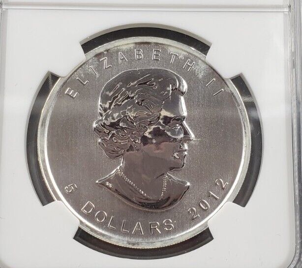 2012 Canadian $5 Moose Wildlife Series 1oz Silver NGC MS69 Canada Maple Flag