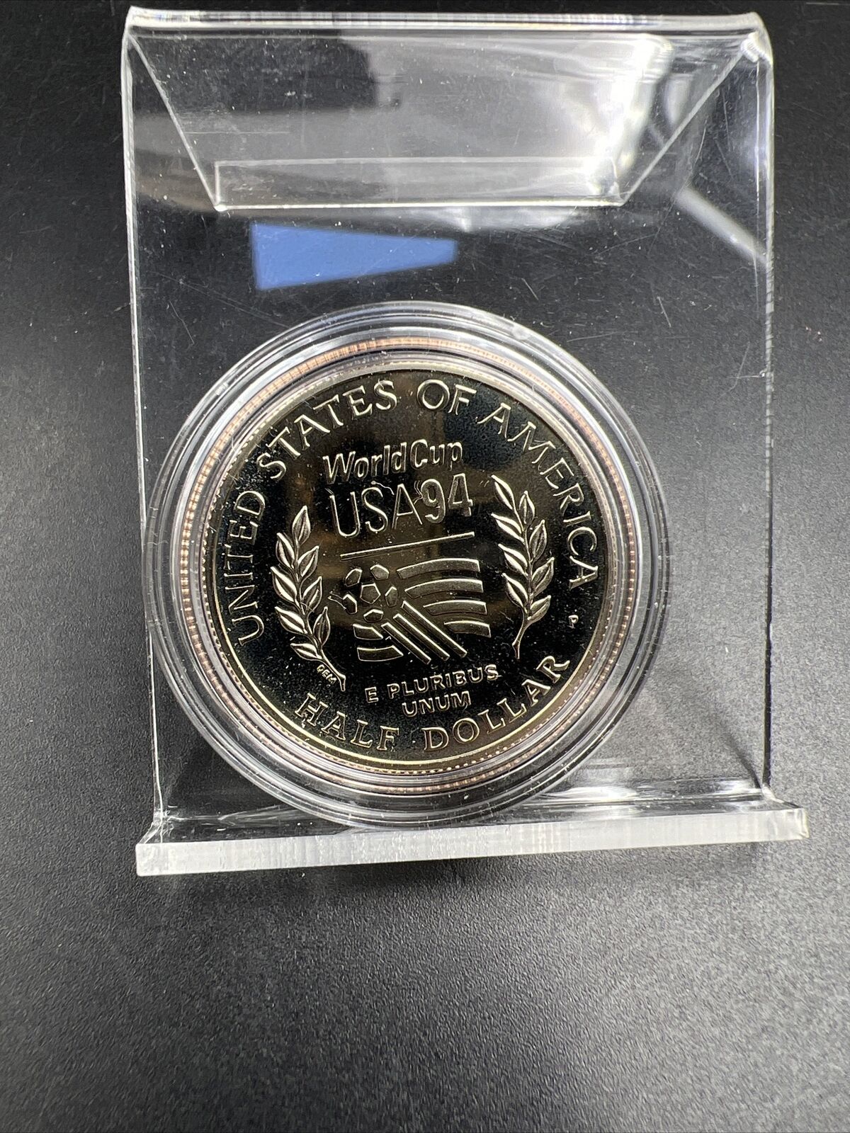 1994 D 50c Fifa World Cup Commemorative Half Dollar in Capsule Clad Coin PROOF B