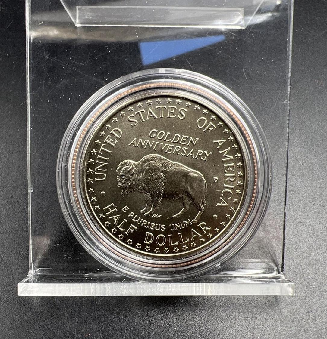 1991 D Gem BU Mount MT Rushmore Commemorative Half Dollar in Capsule CLAD