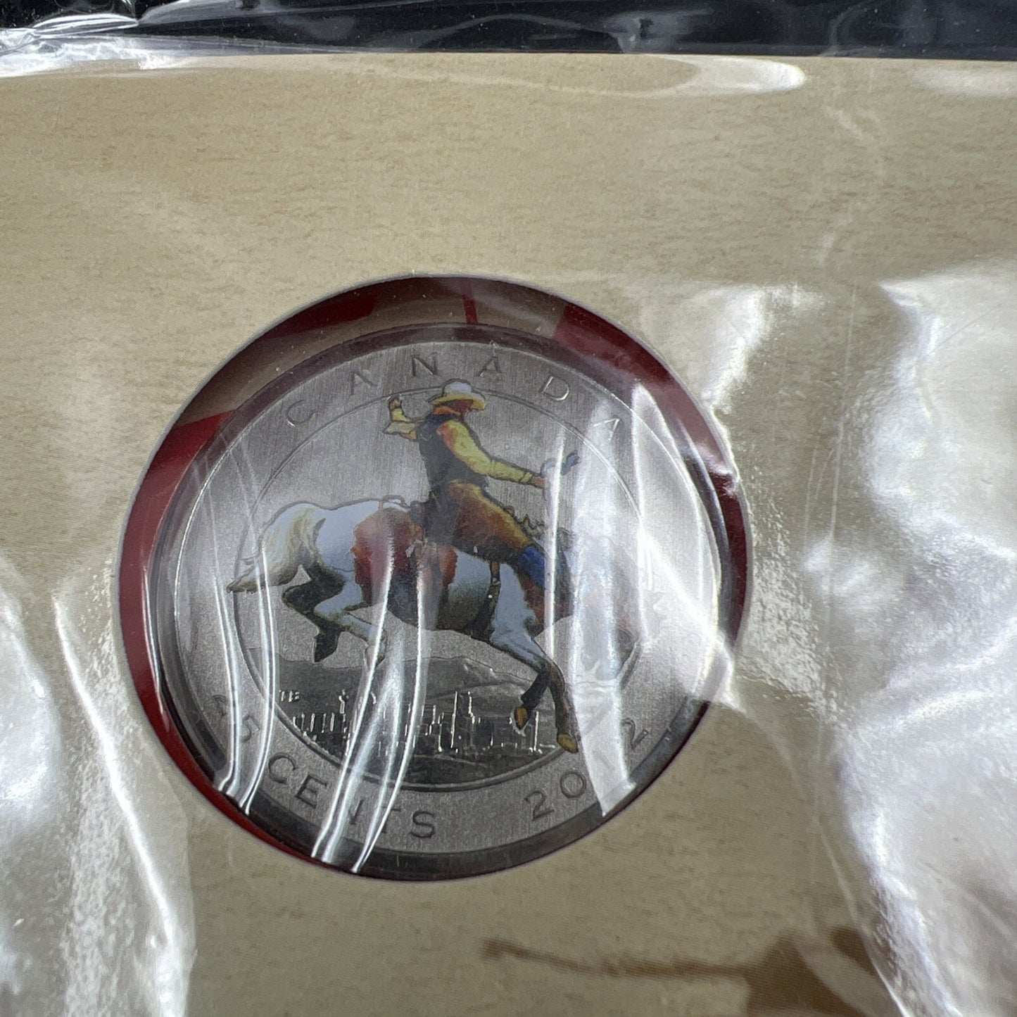 2012 Canada Calgary Stampede Commemorative Large 25 Cent Coin