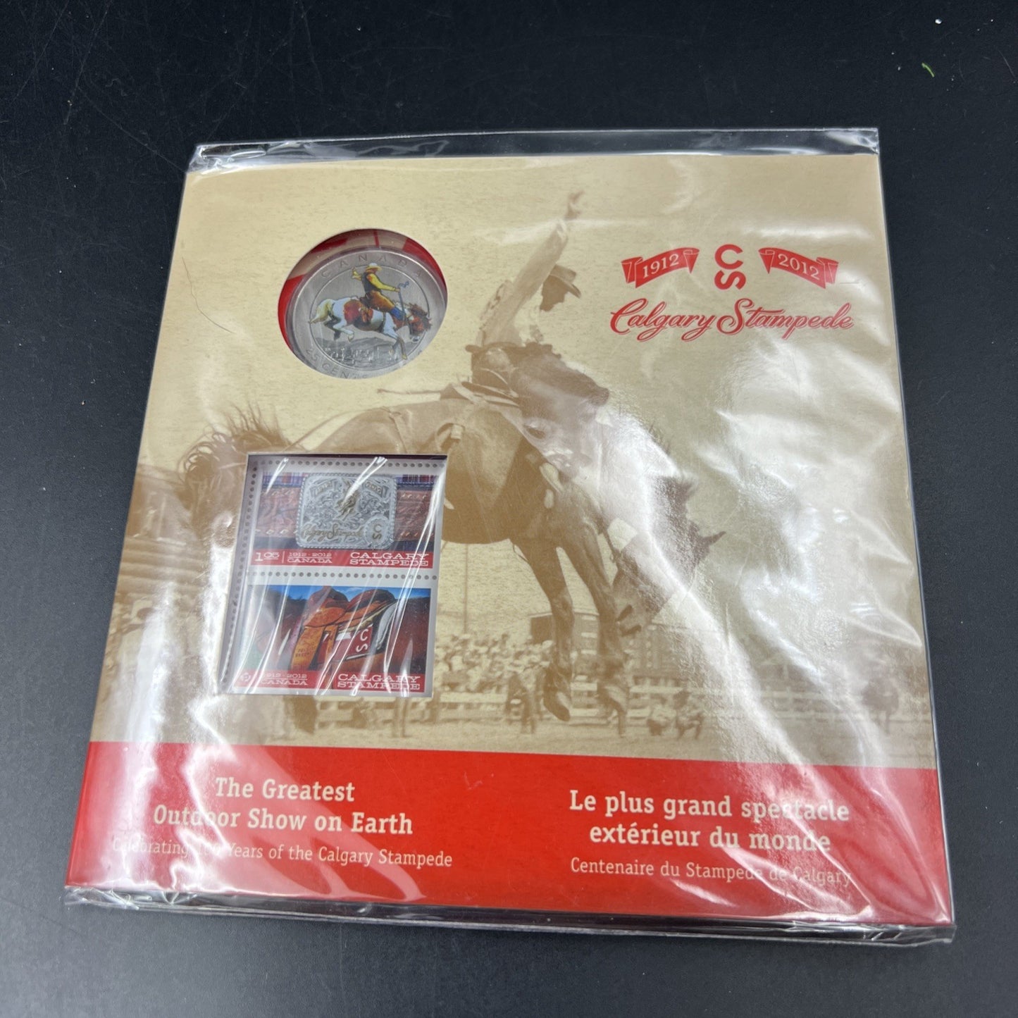 2012 Canada Calgary Stampede Commemorative Large 25 Cent Coin