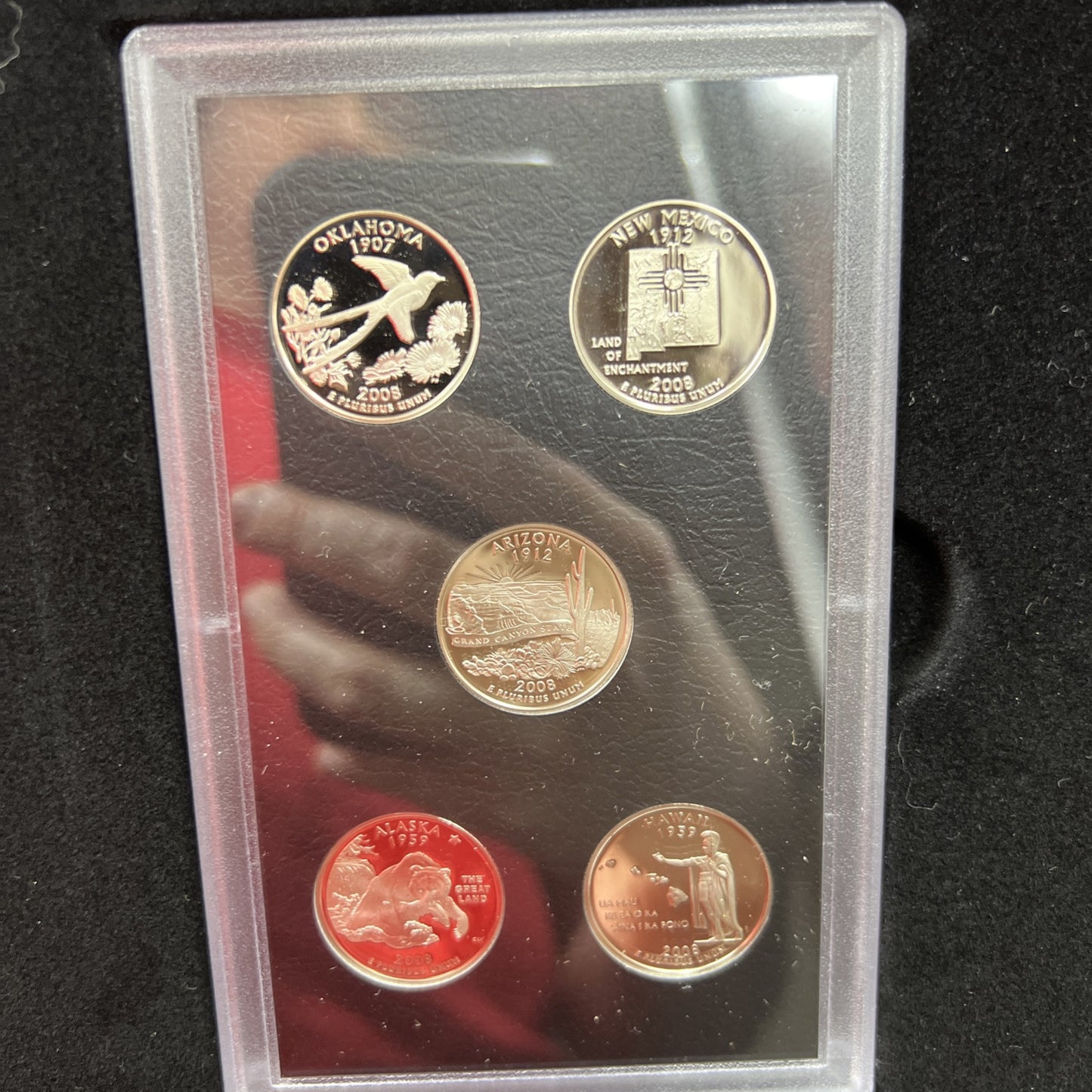 2008 US Mint Legacy Collection 15 Coin NICE Set with 90% Silver $1 Coin Box COA