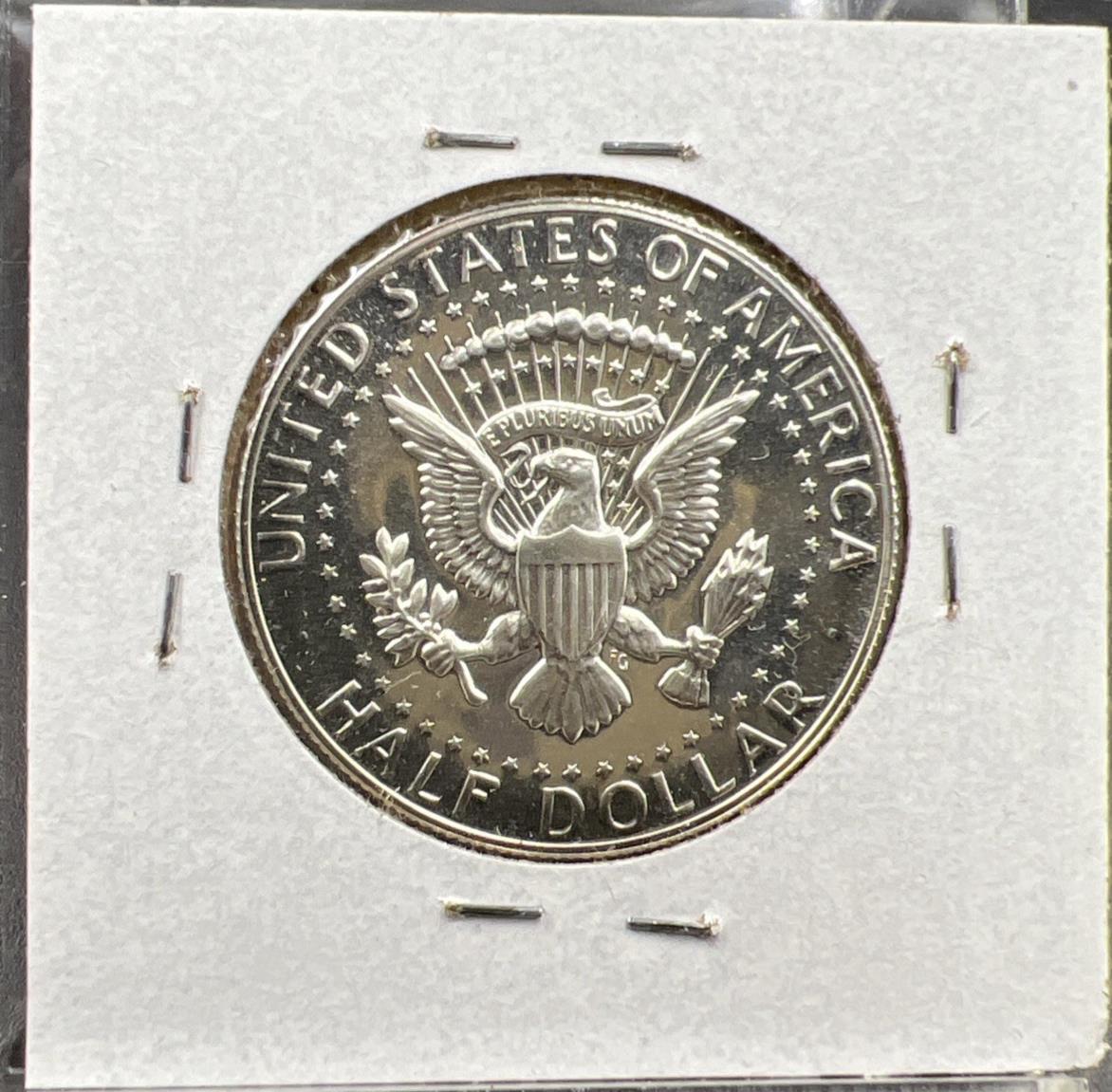 1968 S 50c Proof Kennedy Silver Half Dollar Coin Gem Proof Cameo