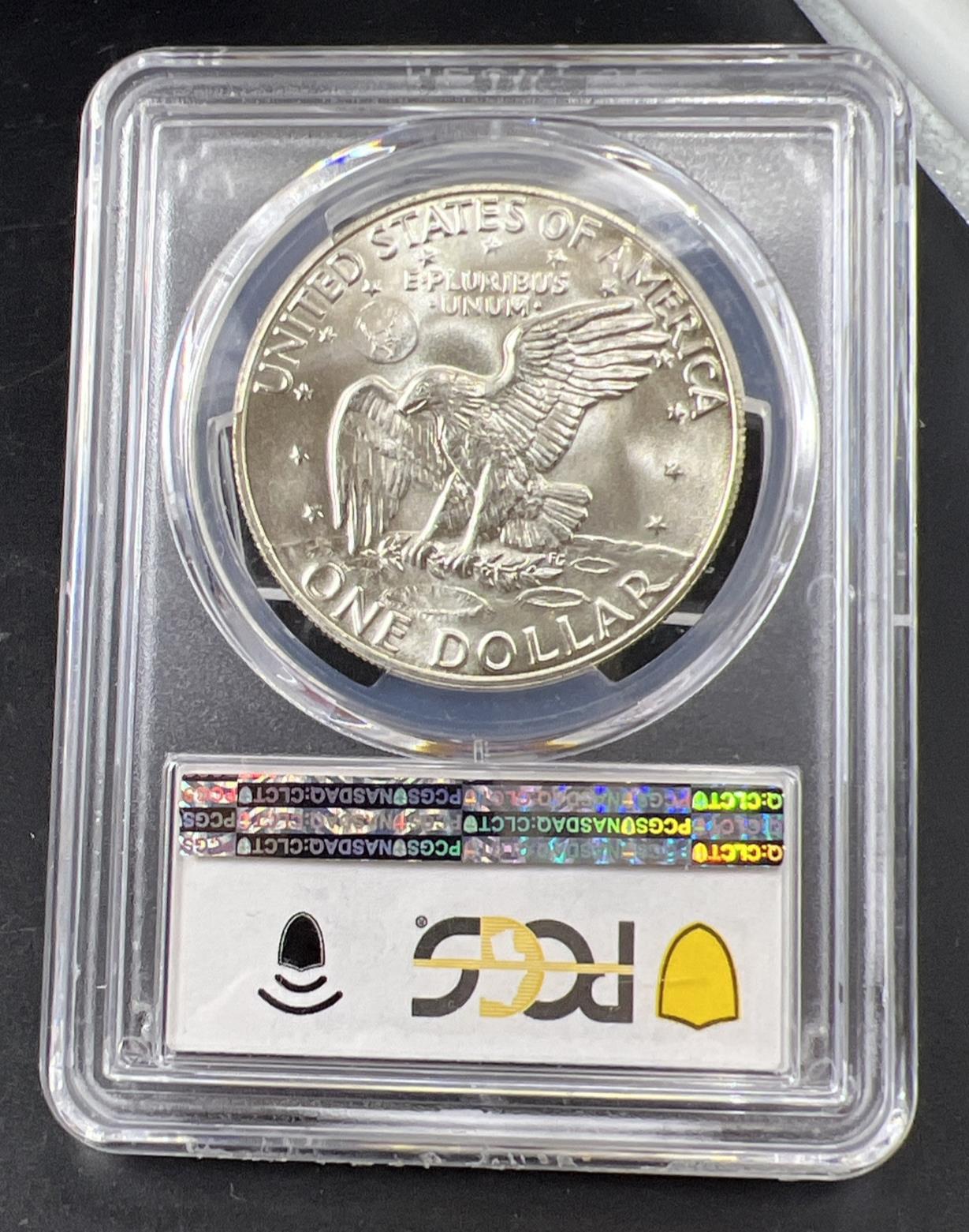 1974-S Ike Eisenhower Bicentennial BU 40% SILVER Dollar Coin MS67 PCGS Gem BU #9