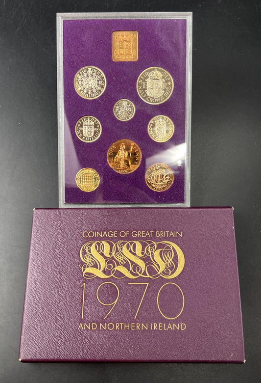 The Decimal Coinage of Great Britain Northern Ireland 1970 Coin Set #A