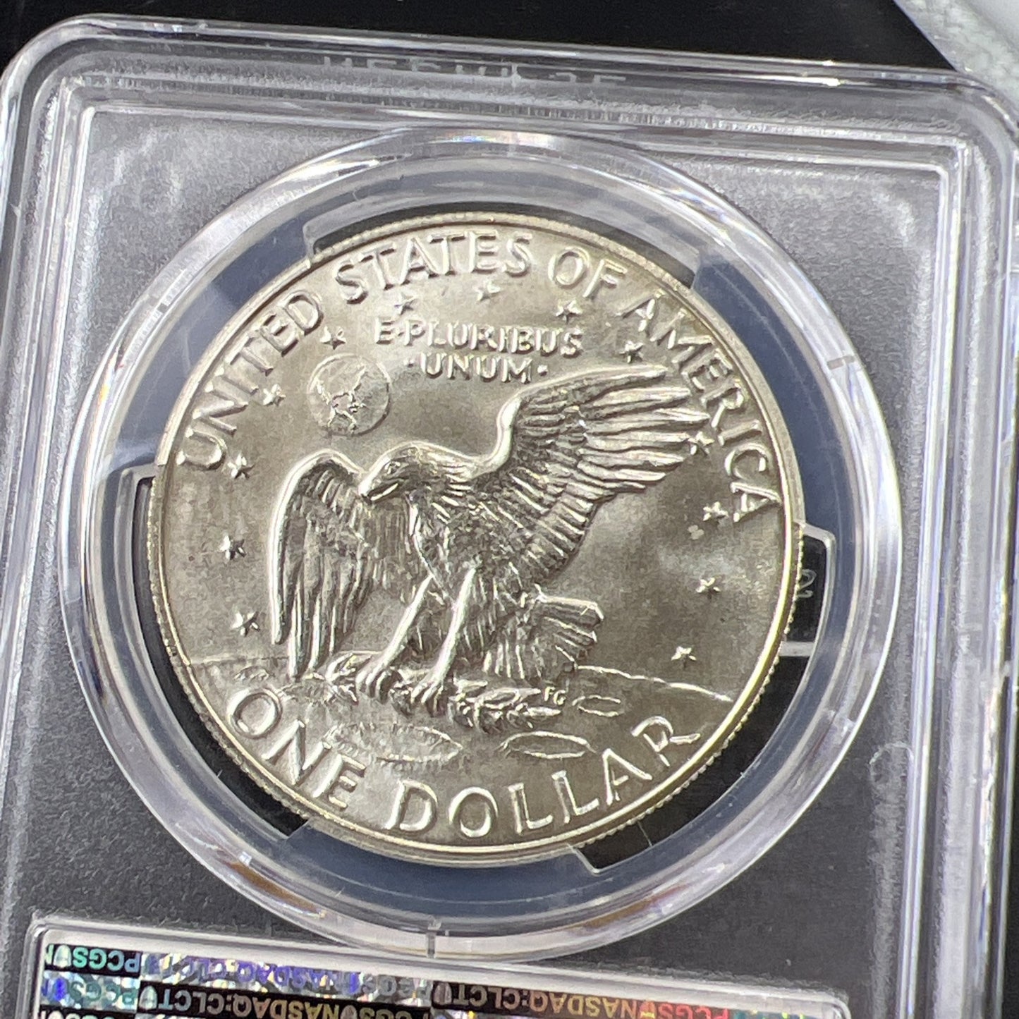 PCGS Certified 1974 S $1 Ike Eisenhower 40% Silver Dollar Coin PCGS MS67 #007