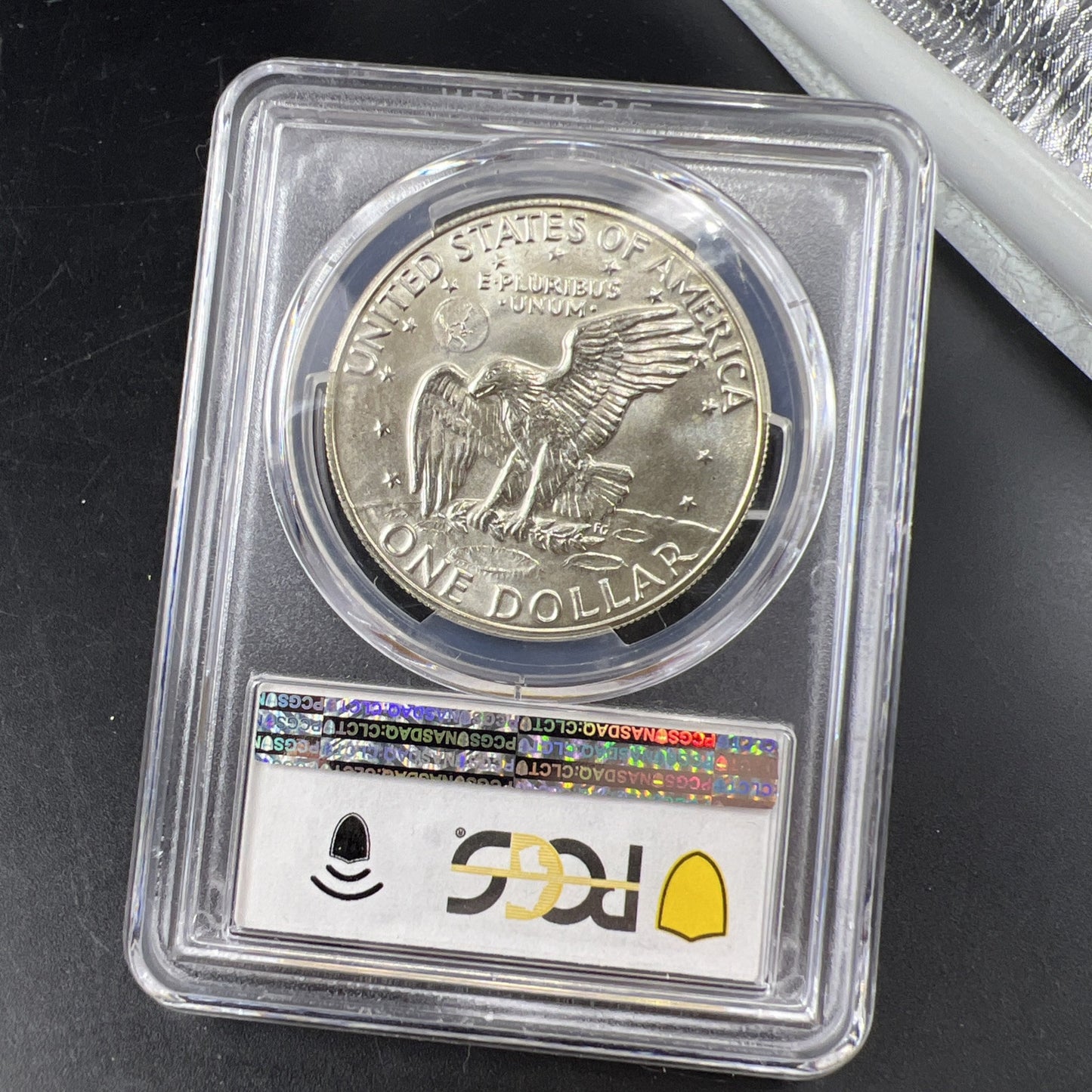 PCGS Certified 1974 S $1 Ike Eisenhower 40% Silver Dollar Coin PCGS MS67 #007